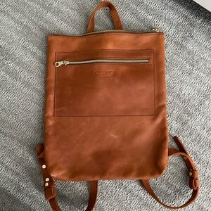 Parker Clay leather Miramar backpack